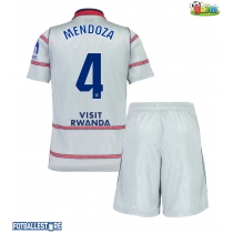Atletico Madrid Rodrigo Mendoza #4 Tredjedraktsett Barn 2026-27 Kortermet (+ Korte bukser)
